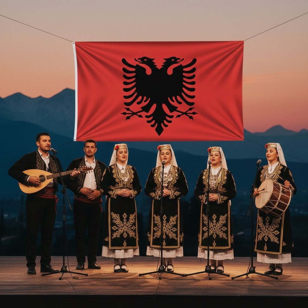 Muzica în albaneză