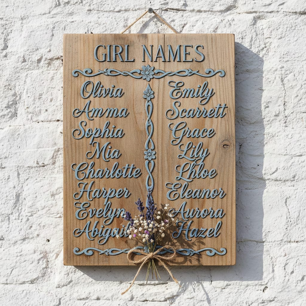 Nume de fete, în titlu