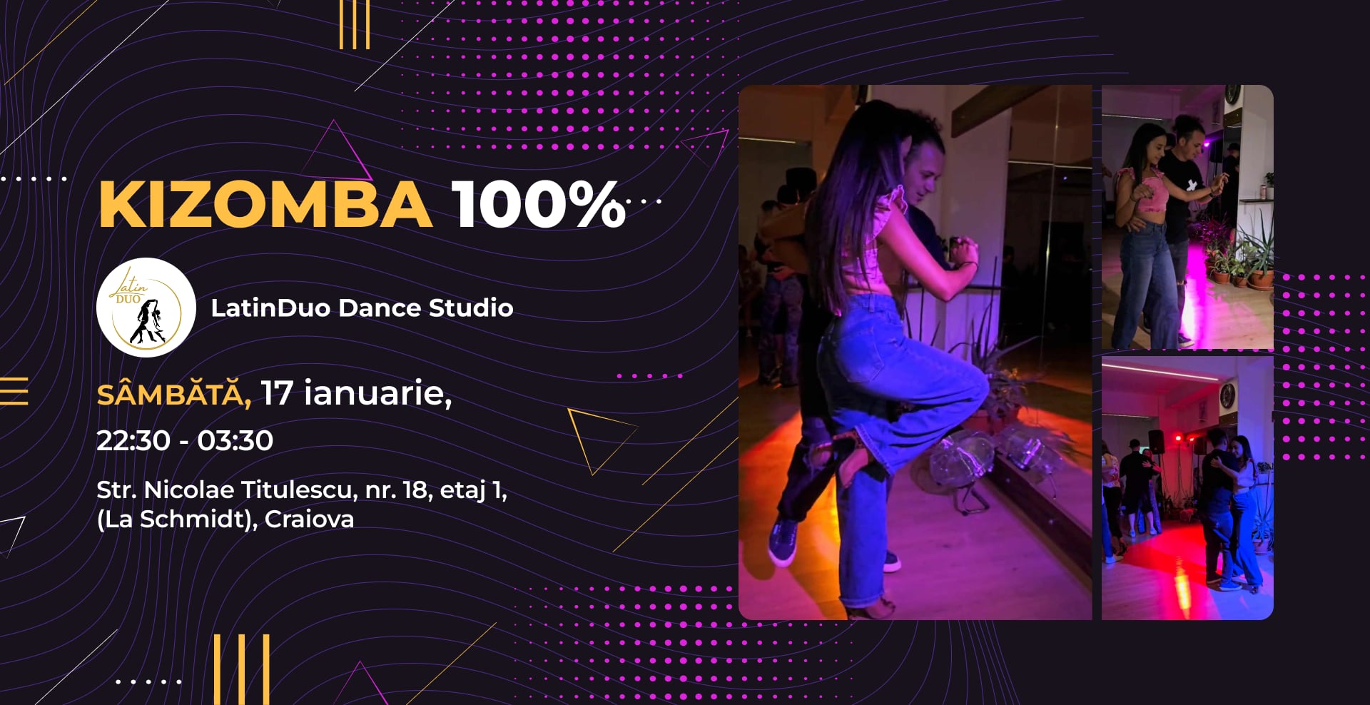 100% Kizomba Party. O noapte, un singur ritm.